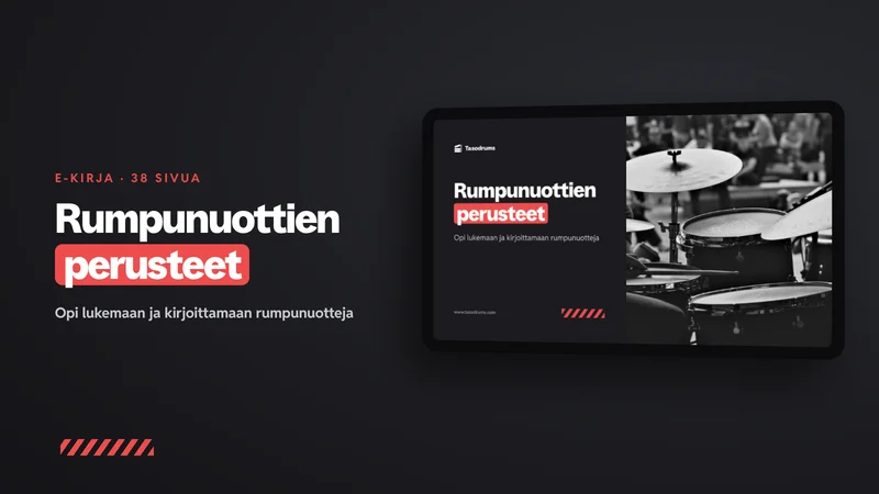 Rumpunuottien perusteet -e-kirjan kansi